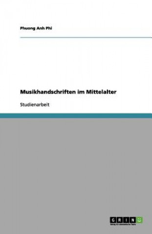 Musikhandschriften Im Mittelalter