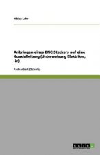 Anbringen eines BNC-Steckers auf eine Koaxialleitung (Unterweisung Elektriker, -in)