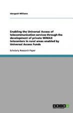 Enabling the Universal Access of telecommunication services through the development of private WiMAX telecenters in rural areas enabled by Universal A