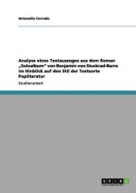 Analyse Eines Textauszuges Aus Dem Roman Soloalbum Von Benjamin Von Stuckrad-Barre Im Hinblick Auf Den Stil Der Textsorte Popliteratur