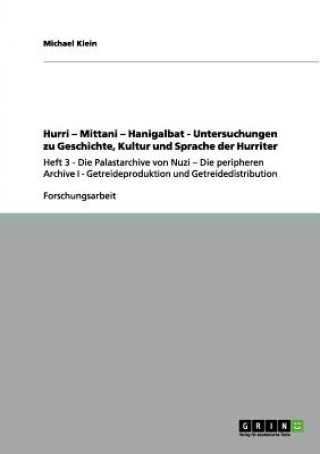 Hurri - Mittani - Hanigalbat - Untersuchungen zu Geschichte, Kultur und Sprache der Hurriter