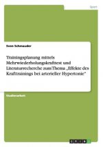 Trainingsplanung mittels Mehrwiederholungskrafttest und Literaturrecherche zum Thema 