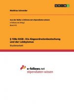 108e StGB - Die Abgeordnetenbestechung und der Lobbyismus