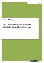 Eine UEbersichtsarbeit zum Thema schulische Gesundheitsfoerderung