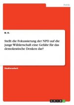 Stellt die Fokussierung der NPD auf die junge Wahlerschaft eine Gefahr fur das demokratische Denken dar?