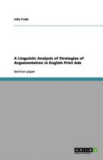 Linguistic Analysis of Strategies of Argumentation in English Print Ads