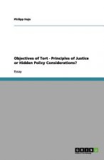 Objectives of Tort - Principles of Justice or Hidden Policy Considerations?
