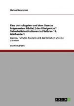 Eine der ruhigsten und dem Gesetze folgsamsten Städte[.] des Königreichs? Sicherheitsinstitutionen in Fürth im 19. Jahrhundert