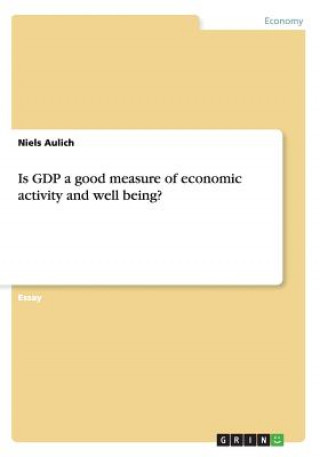 Is GDP a good measure of economic activity and well being?