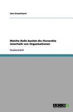 Welche Rolle besitzt die Hierarchie innerhalb von Organisationen