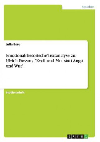 Emotionalrhetorische Textanalyse zu