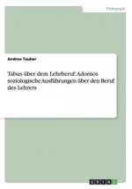 Tabus uber dem Lehrberuf
