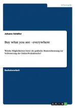 Buy What You See - Everywhere. Welche M glichkeiten Bietet Die Grafische Mustererkennung Zur Verbesserung Der Online-Produktsuche?