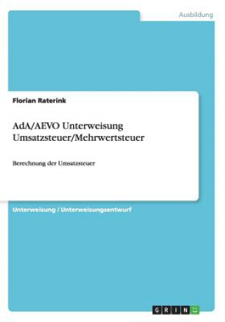 AdA/AEVO Unterweisung Umsatzsteuer/Mehrwertsteuer