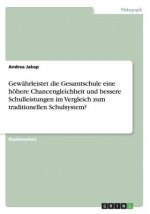 Gewahrleistet die Gesamtschule eine hoehere Chancengleichheit und bessere Schulleistungen im Vergleich zum traditionellen Schulsystem?