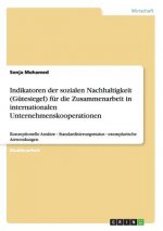 Indikatoren der sozialen Nachhaltigkeit (Gutesiegel) fur die Zusammenarbeit in internationalen Unternehmenskooperationen