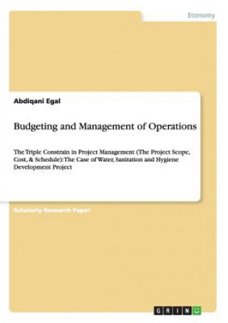 Budgeting and Management of Operations