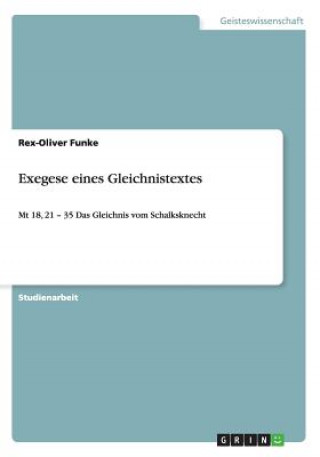 Exegese eines Gleichnistextes