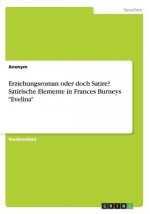 Erziehungsroman oder doch Satire? Satirische Elemente in Frances Burneys Evelina