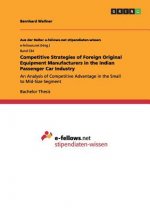 Competitive Strategies of Foreign Original Equipment Manufacturers in the Indian Passenger Car Industry