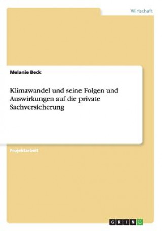 Klimawandel und seine Folgen und Auswirkungen auf die private Sachversicherung