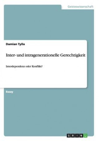 Inter- und intragenerationelle Gerechtigkeit
