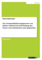 Grammatikalisierungsprozess von habēre wahrend der Entwicklung des Futurs vom Lateinischen zum Spanischen