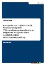 Strategische und organisatorische Neuausrichtung eines IT-Dienstleistungsunternehmens am Beispiel des neu geschaffenen Geschaftsbereichs Anwendungsent