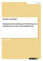 Kompetenzentwicklung zur Foerderung von Ambidextrie in der Automobilbranche