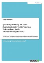Spannungsmessung Mit Dem Digitalmultimeter (Unterweisung Elektroniker / -In F r Automatisierungstechnik)