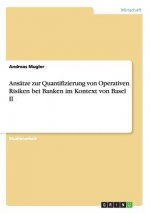 Ansätze zur Quantifizierung von Operativen Risiken bei Banken im Kontext von Basel II