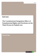 Constitutional Integration Effect of Funadamental Rights and Freedoms on the Third Person In Turkish Law