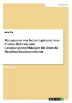 Management von Industriegutermarken - Analyse, Relevanz und Gestaltungsempfehlungen fur deutsche Maschinenbauunternehmen