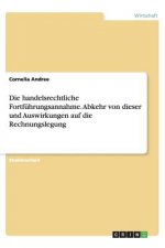 handelsrechtliche Fortfuhrungsannahme. Abkehr von dieser und Auswirkungen auf die Rechnungslegung