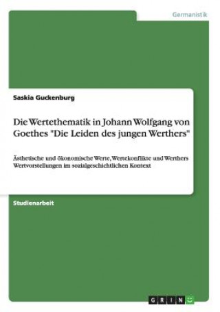 Wertethematik in Johann Wolfgang von Goethes Die Leiden des jungen Werthers
