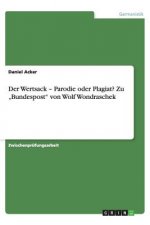 Wertsack - Parodie Oder Plagiat? Zu 