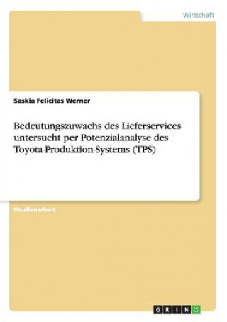 Bedeutungszuwachs des Lieferservices untersucht per Potenzialanalyse des Toyota-Produktion-Systems (TPS)