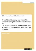 From Micro-Financing and Base of the Pyramid Concept to Private Social Business by CROWDINVESTING/CROWDFINANCING as a Modern Phenomenon and Chance for