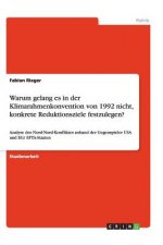 Warum gelang es in der Klimarahmenkonvention von 1992 nicht, konkrete Reduktionsziele festzulegen?