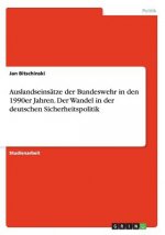 Auslandseinsatze der Bundeswehr in den 1990er Jahren. Der Wandel in der deutschen Sicherheitspolitik