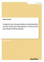Vergleich des Standortfaktors Arbeitskrafte aus der Sicht der Arbeitgeber in OEsterreich und Baden-Wurttemberg