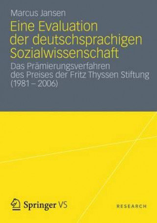 Eine Evaluation Der Deutschsprachigen Sozialwissenschaft