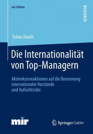 Die Internationalitat Von Top-Managern