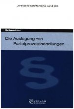 Die Auslegung von Parteiprozesshandlungen