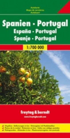 Španělsko Portugalsko 1:700 000