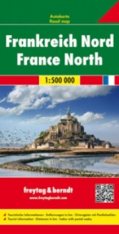 France North Road Map 1:500 000
