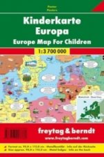Kinderkarte Europa. Map for Children, Europe