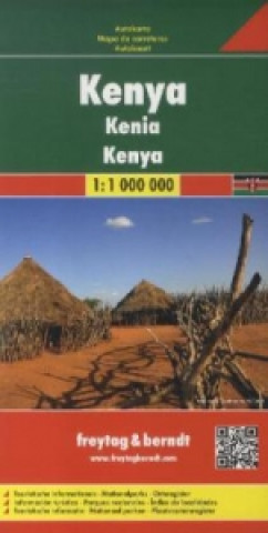 Kenya Road Map 1:1 000 000