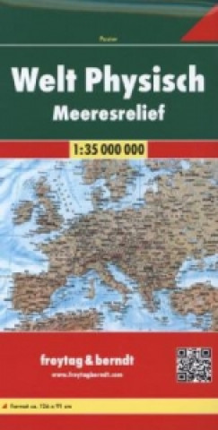 World Map, Pleated 1:35 000 000