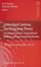 Generalized Continua and Dislocation Theory